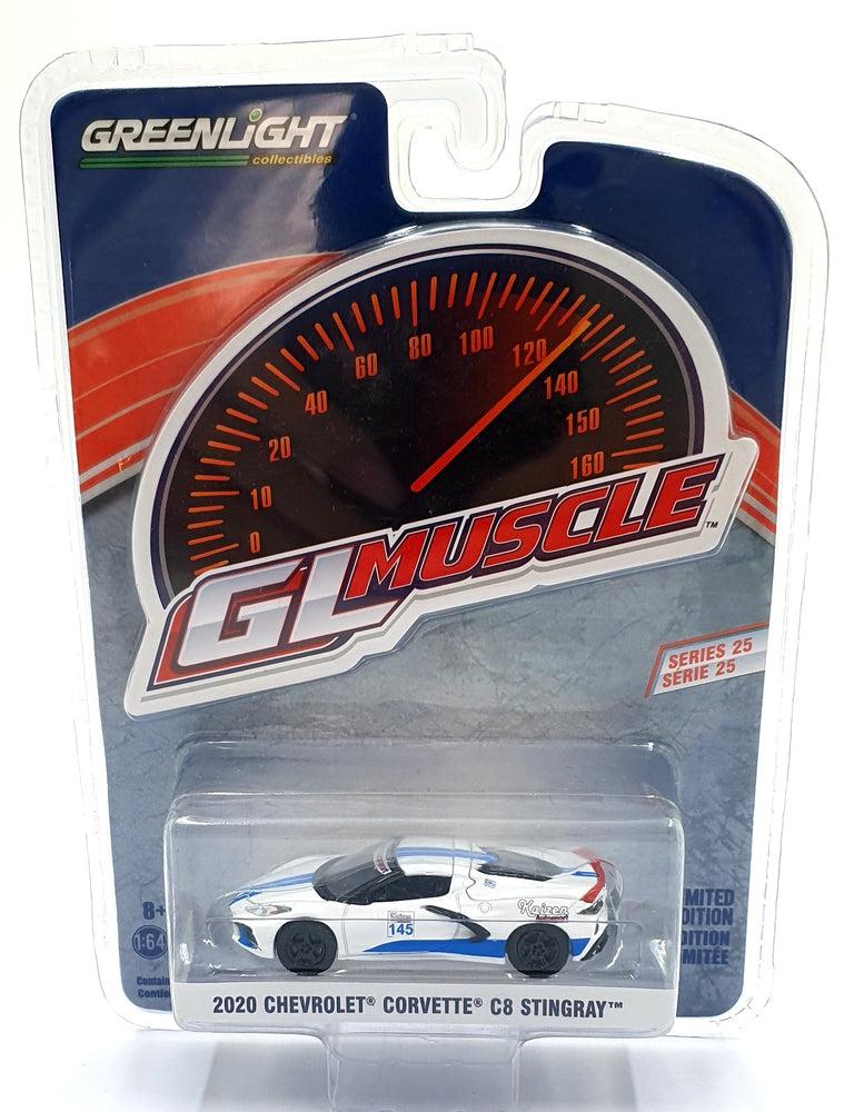 Greenlight 1/64 Scale 13300-E 2020 Chevrolet Corvette C8 Stingray #145