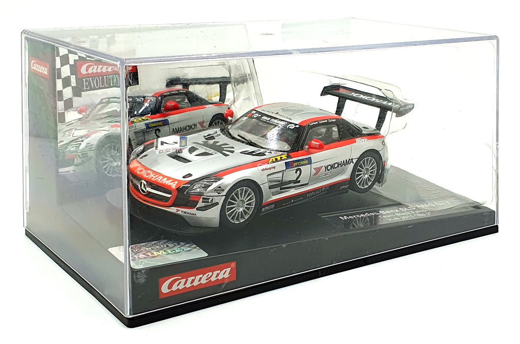 Carrera 1/32 Scale Slot Car 27381 - Mercedes-Benz SLS AMG GT3 #2 VLN 2011
