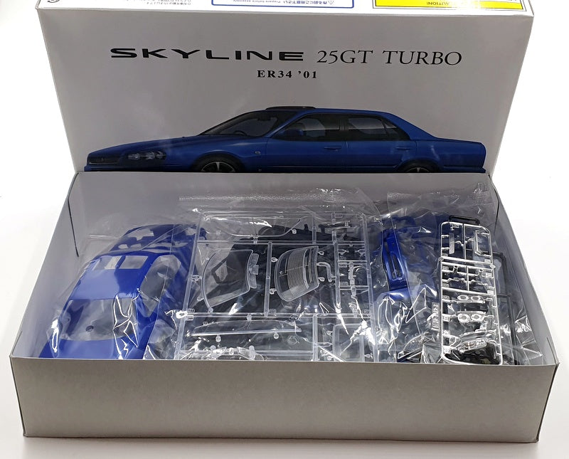 Aoshima 1/24 Scale Kit 55335 - Nissan Skyline ER34 25GT Turbo 2001