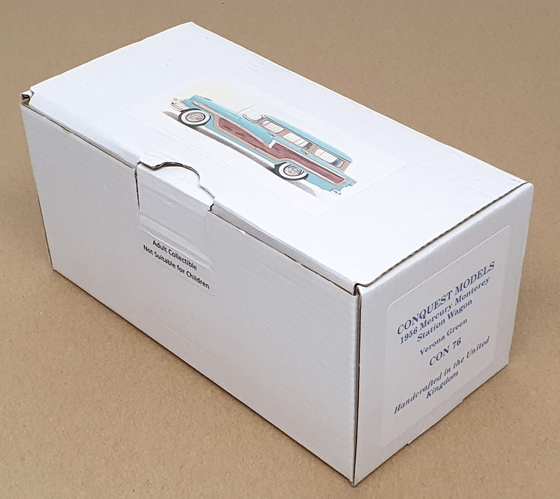 Conquest 1/43 Scale CON76 - 1956 Mercury Monterey Stn. Wagon - Verona Green