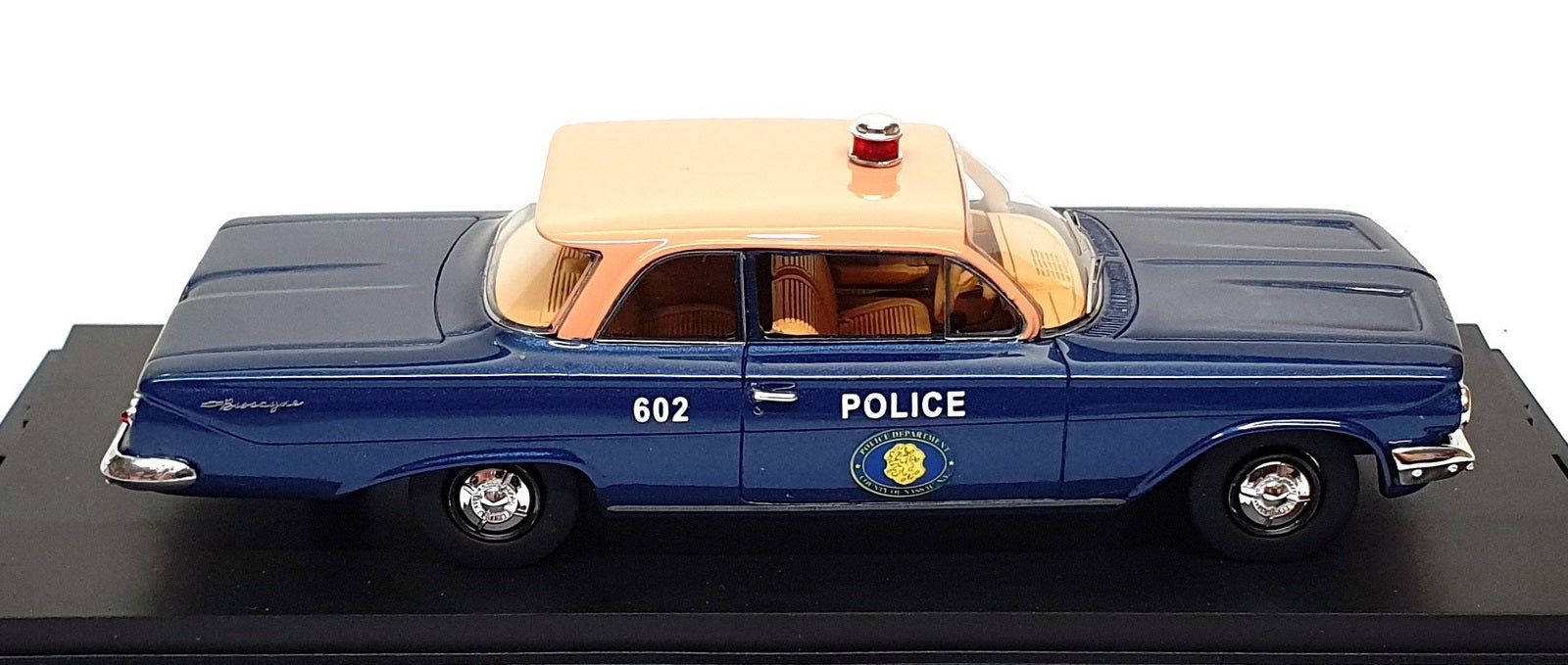 Goldvarg 1/43 Scale GC-097B - 1961 Chevrolet Biscayne Nassau County Police