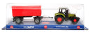 Siku 08129 - Claas Ares 697 ATZ Tractor & Trailer - Green/Red