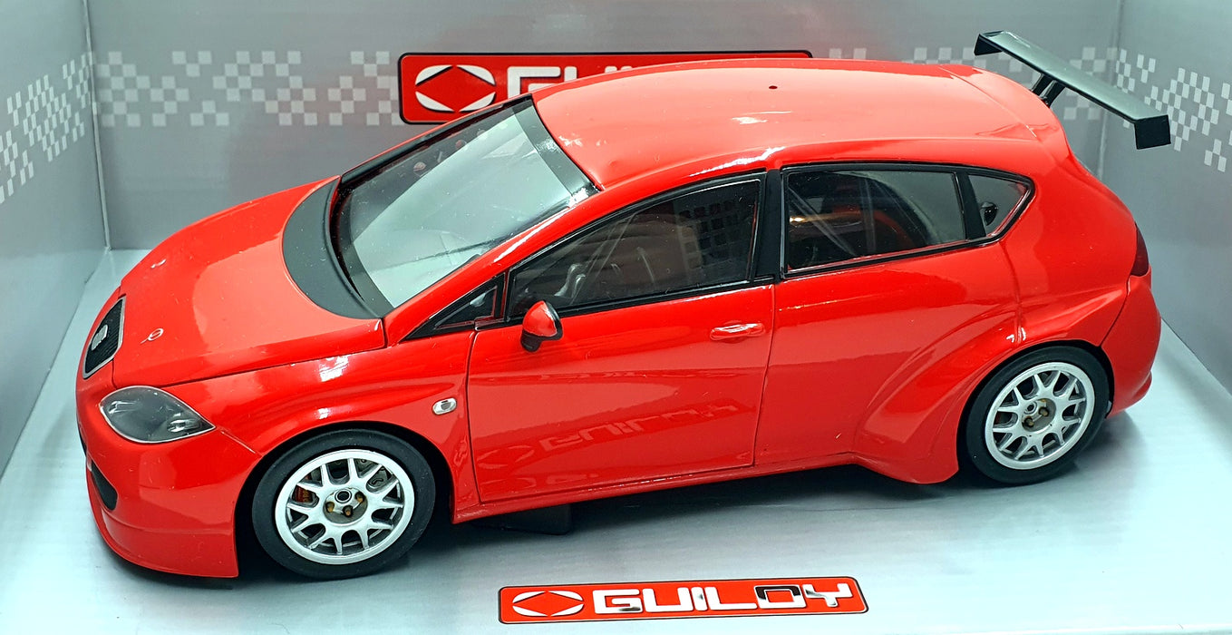 Guiloy 1/18 Scale Diecast 67501 - Seat Leon WTCC Test Car - Red