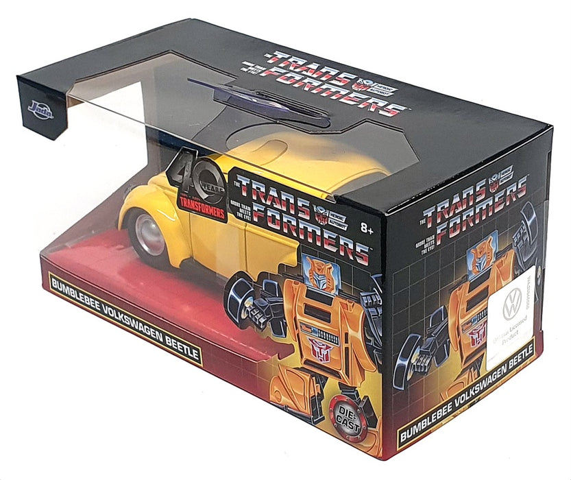 Jada 1/32 Scale 35595 - Transformers Bummblebee Volkswagen Beetle - Yellow