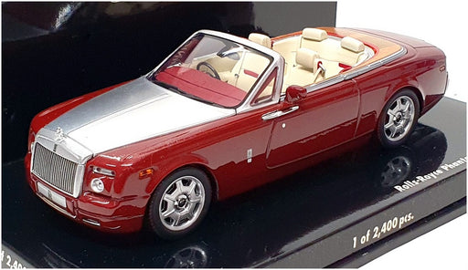 Minichamps 1/43 Scale 436 134731 - Rolls Royce Phantom DHC - Met Red