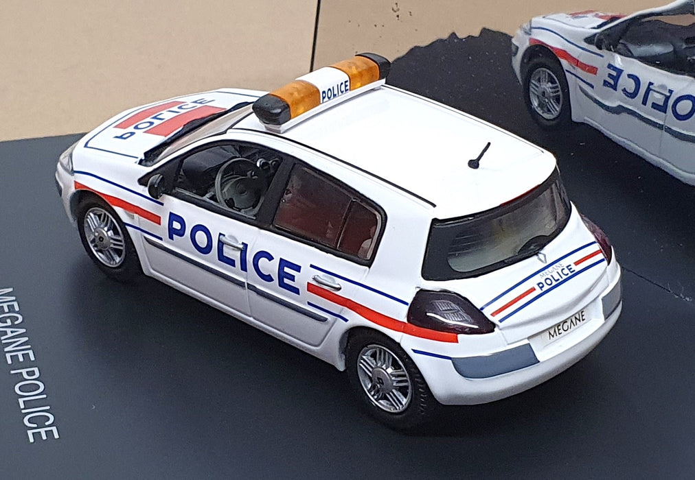 Eligor 1/43 Scale 77 11 224 129 - Renault Megane Police Car - White