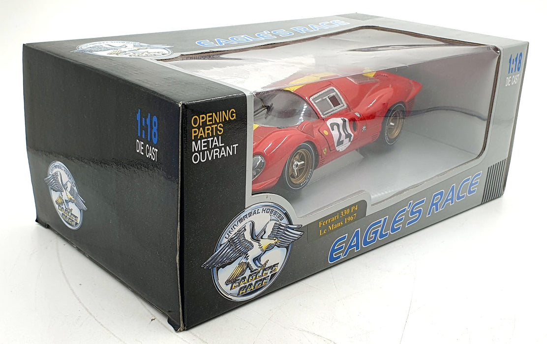 Universal Hobbies 1/18 Scale Diecast 30001 - Ferrari 330 P4 Le Mans 1967 #24