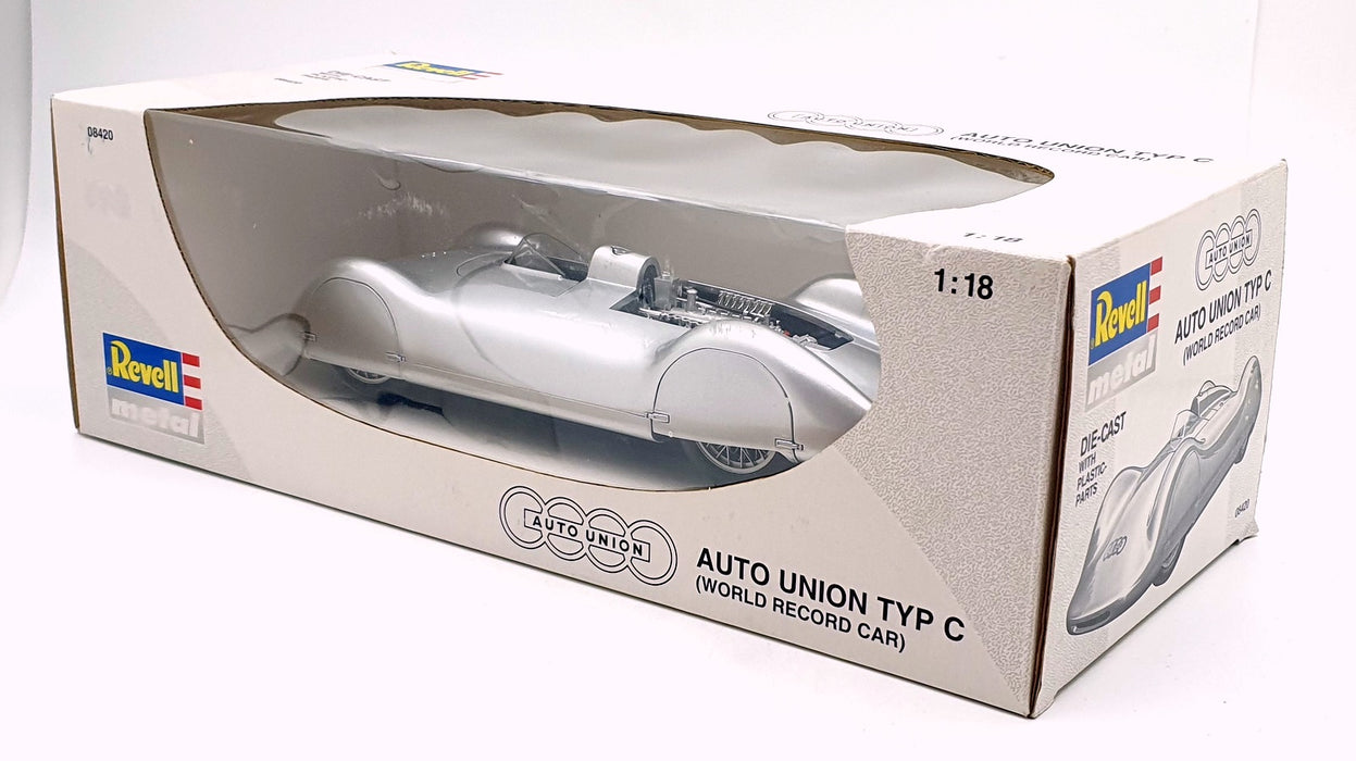 Revell 1/18 Scale 08420 - Auto Union Typ C World Record Car - Silver