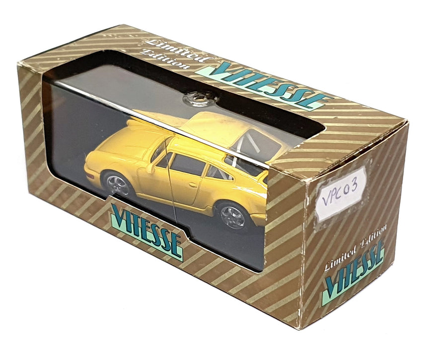 Vitesse 1/43 Scale VPC03 - Porsche Carrera + Race Decals - Yellow