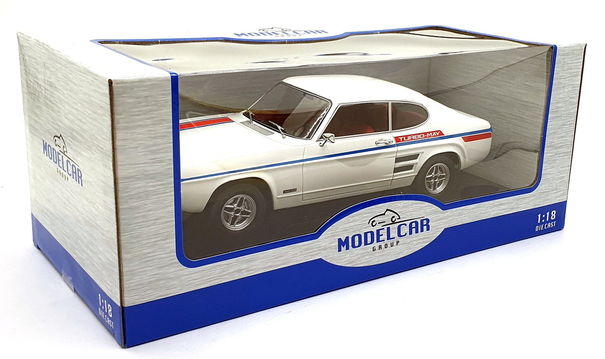 Model Car Group 1/18 Scale MCG18539 - Ford Capri MK I GT Turbo - May White