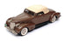 Brooklin Models 1/43 Scale BRK14 - 1940 Cadillac V16 Conv. Coupe - Brown