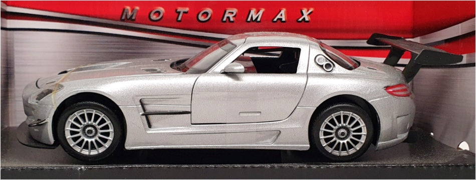 Motor Max 1/24 Scale 73356 - Mercedes Benz SLS AMG GT3 - Silver