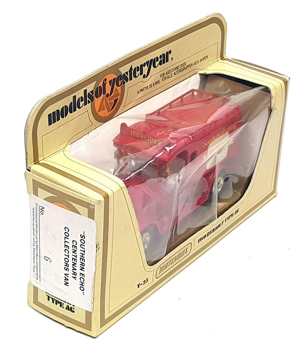 Matchbox Diecast Y-25 No.6 - 1910 Renault Southern Echo Centenary Collectors Van