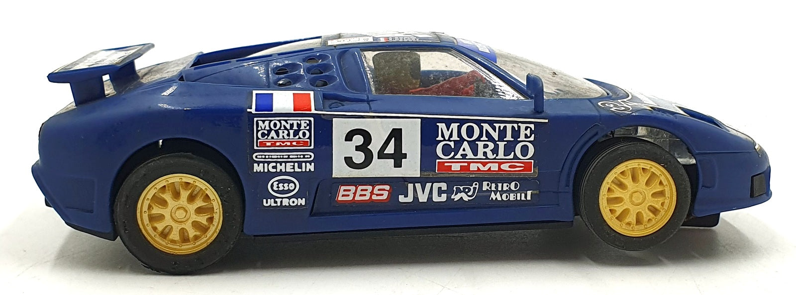 Matchbox SCX 1/32 Scale Slot Car 83860.20 - Bugatti #34 Le Mans