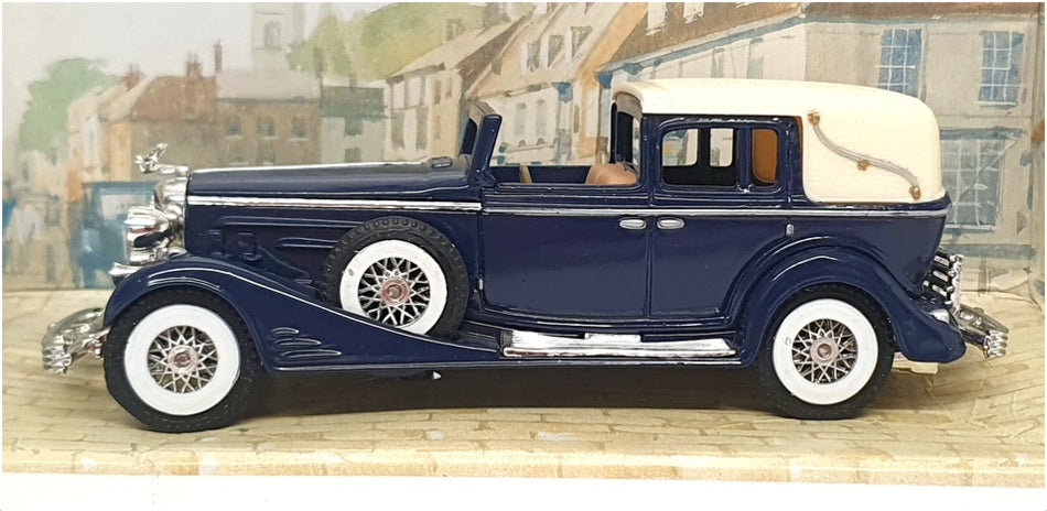 Matchbox Appx 11cm Long Diecast Y-34 - 1933 Cadillac 452 V16 - Blue