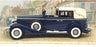 Matchbox Appx 11cm Long Diecast Y-34 - 1933 Cadillac 452 V16 - Blue