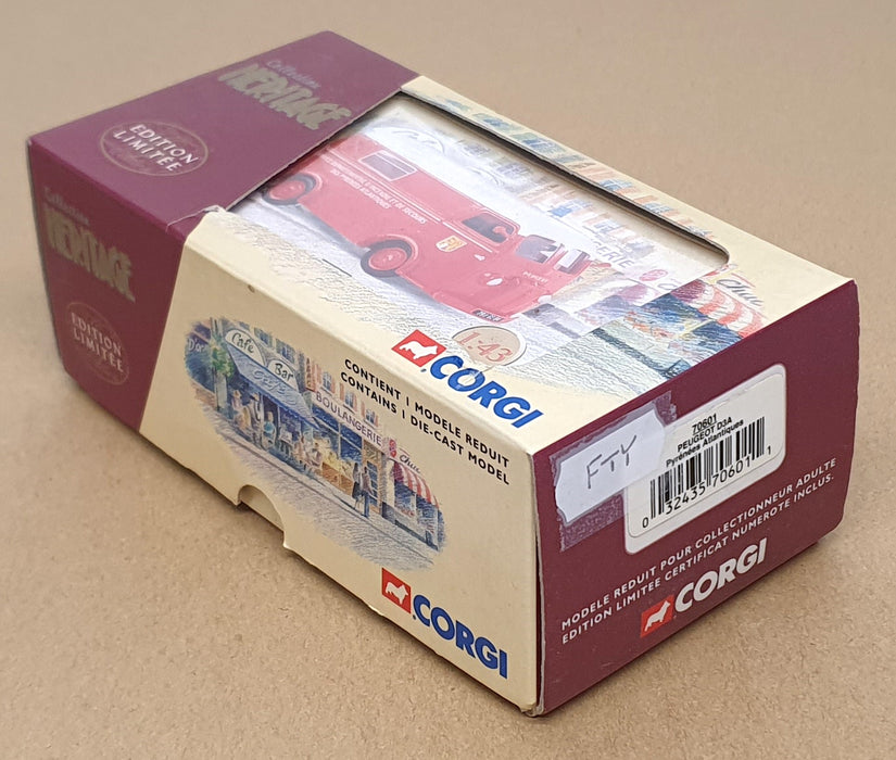 Corgi 1/43 Scale 70601 - Peugeot D3A Pyrenees Atlantiques Fire Service Van