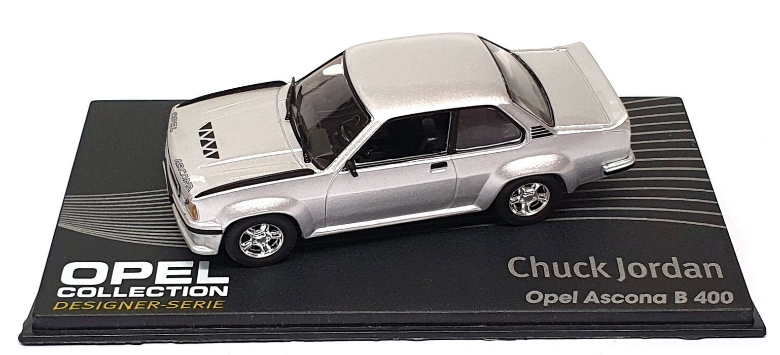 Altaya 1/43 Scale 23825A - Opel Ascona B 400 Chuck Jordan - Silver