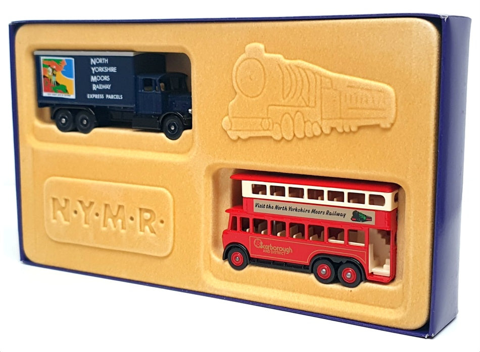 Lledo Diecast NYMR1002 - North Yorkshire Moors Railway Truck & Bus Set