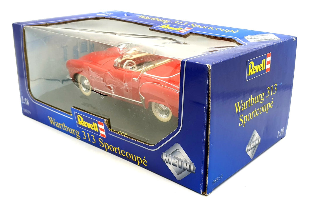 Revell 1/18 Scale Diecast 08839 - Wartberg 313 Sportscoupe - Red