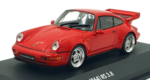 Solido 1/43 Scale Diecast S4316901 - Porsche 911 (964) RS 3.8 - Red