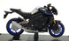 Maisto 1/18 Scale 23090 - 2023 Yamaha MT-10 SP Motorbike - Black/Blue