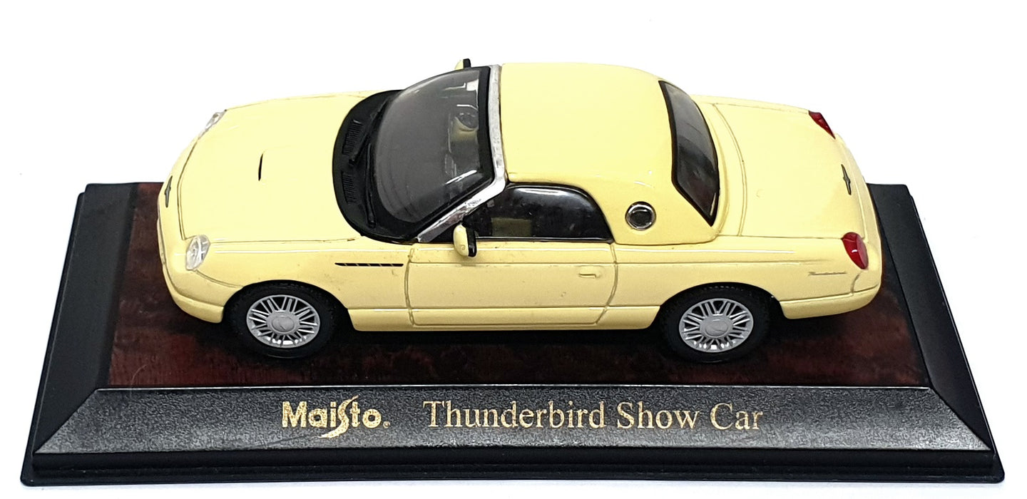Maisto 1/43 Scale Diecast 31507 - Ford Thunderbird Show Car - Pale Yellow