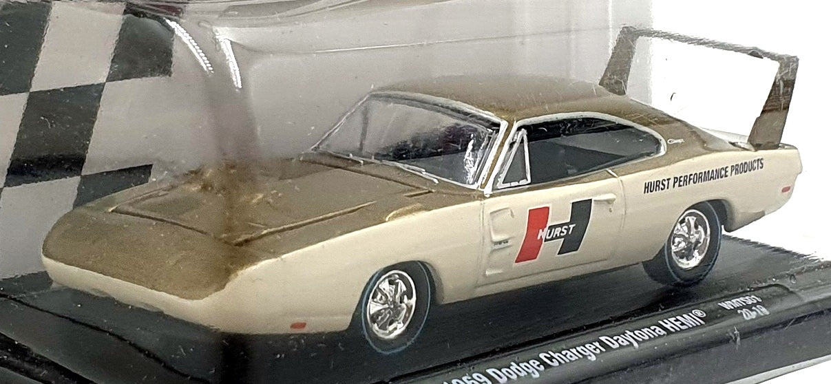 Castline M2 Machines 1/64 Scale 20-19 - 1969 Dodge Charger Daytona HEMI - Gold