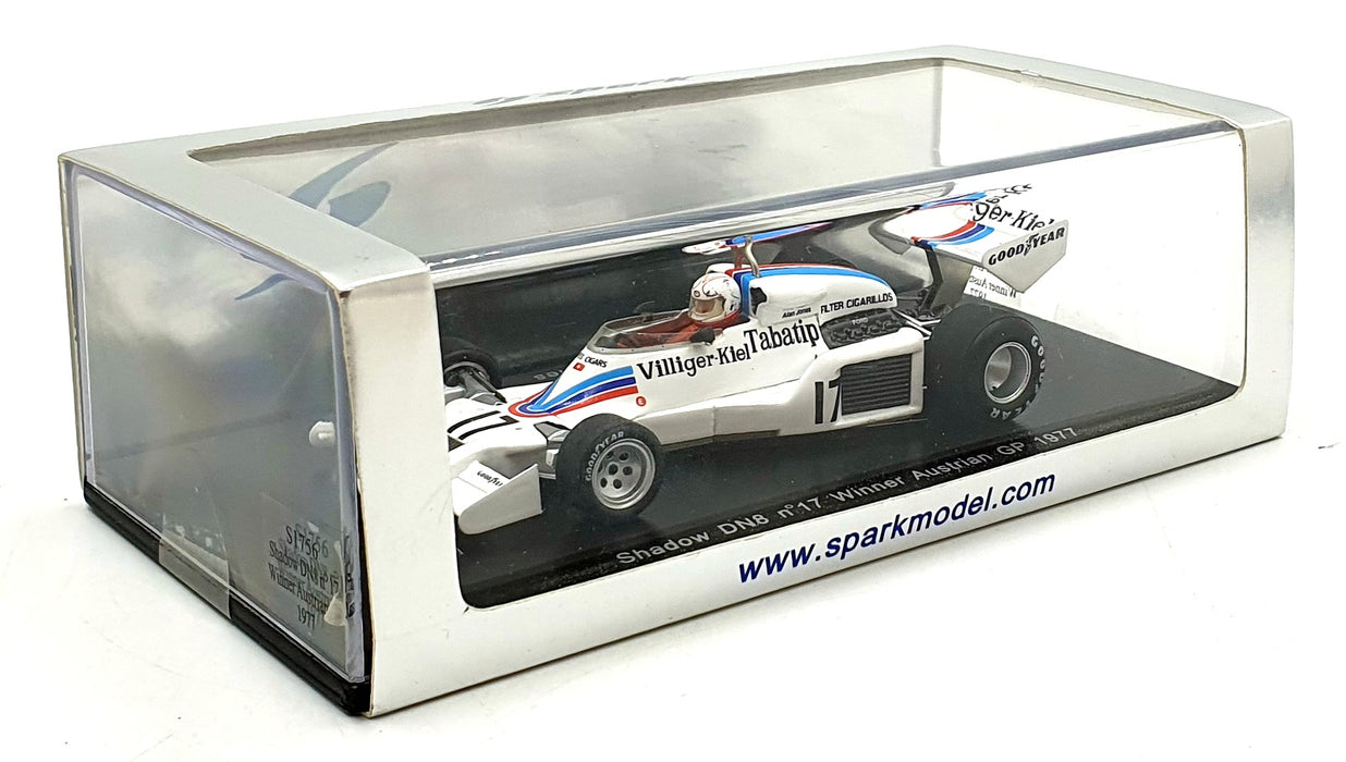 Spark 1/43 Scale S1756 - Shadow DN8 #17 Austrian GP 1977