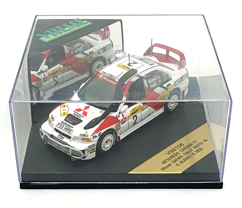 Vitesse 1/43 Scale V98106 - Mitsubishi Carisma GT #2 1st Safari Rally Kenya 1998