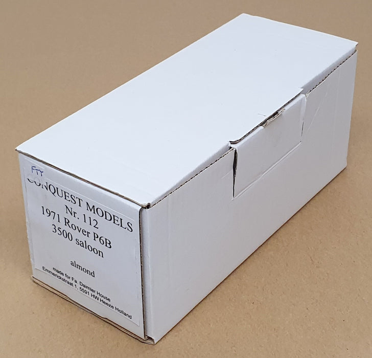 Conquest Models 1/43 Scale Nr. 112 - 1971 Rover P6B 3500 Saloon - Almond