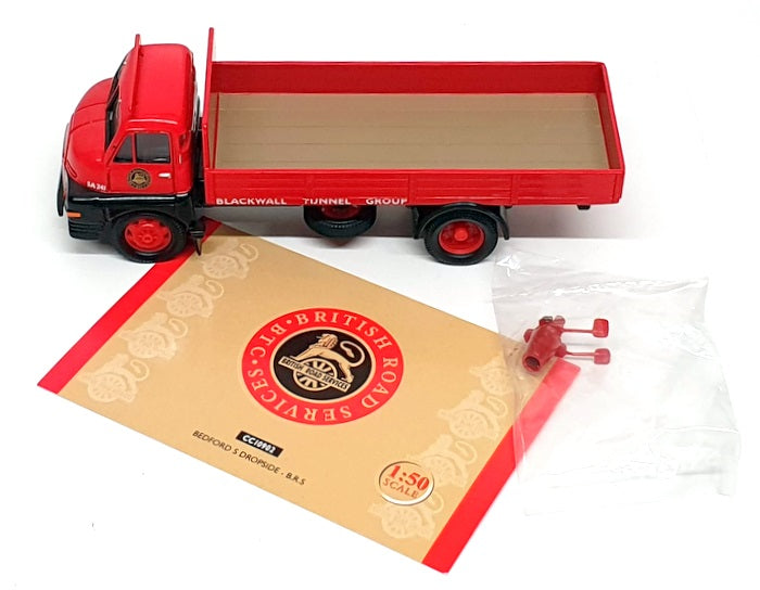 Corgi 1/50 Scale CC10902 - Bedford S Dropside BRS Blackwall Tunnel Group - Red