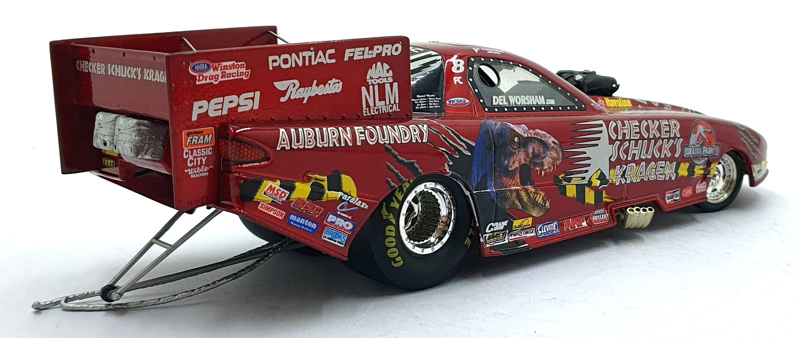 Action 1/24 Scale 101461 Pontiac Firebird Funny Car Dragster 2001 - Pendregon