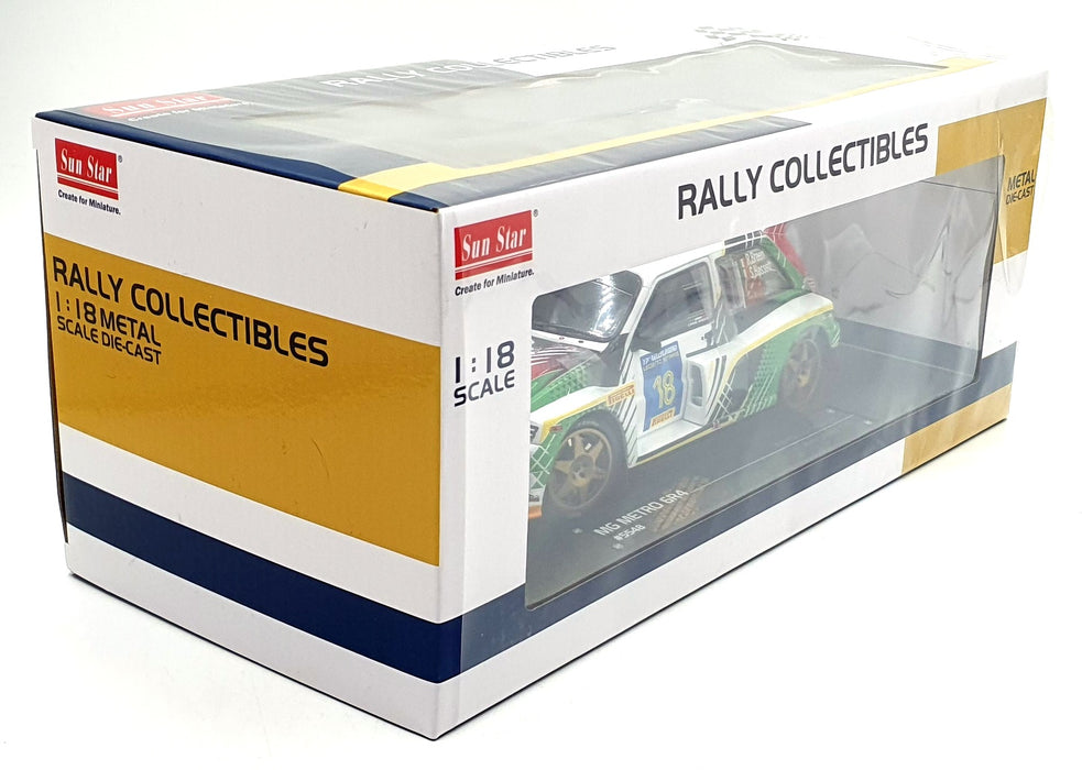 Sun Star 1/18 Diecast 5548 - MG Metro 6R4 #18 Rally Legend 2019