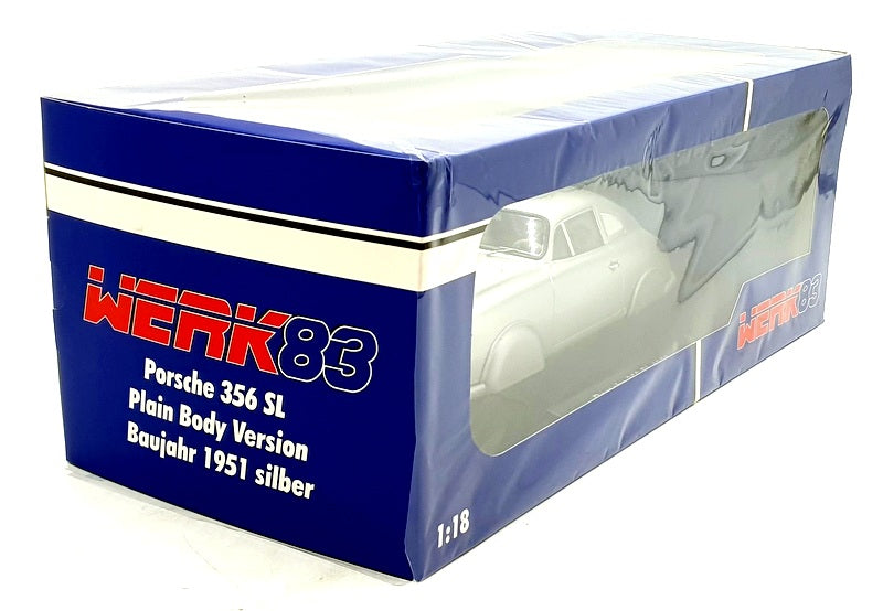 Werk83 1/18 Scale Diecast W18009003 - 1951 Porsche 356 SL - Silver