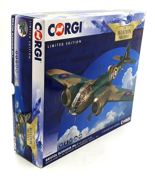 Corgi 1/72 Scale AA38406 - Bristol Blenheim Mk.1 62 Sqn RAF Malaya 1941