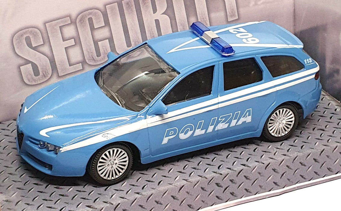 Mondo Motors 1/43 Scale MM03C - Alfa Romeo Polizia Police - Blue