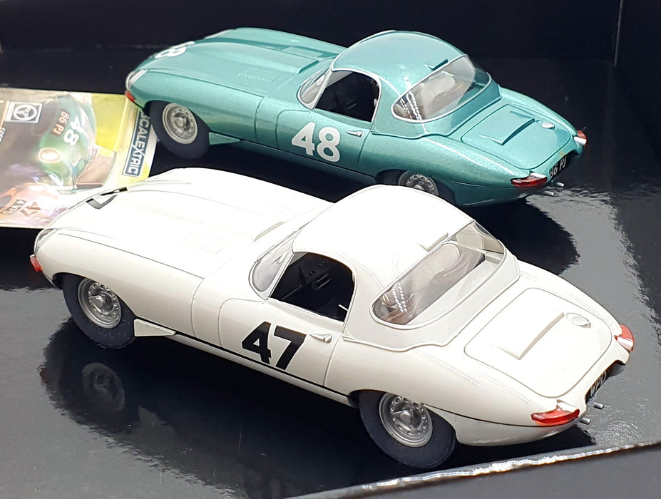 Scalextric 1/32 Scale C3898A - Goodwood Sussex Trophy Twin Pack Jaguar E-Type