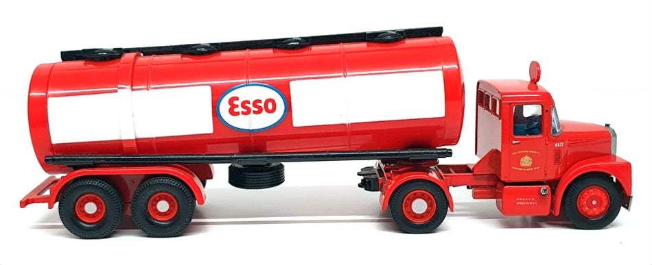 Corgi 1/50 Scale 16302 - Scammell Highwayman Tanker Trailer "Esso" - Red/White