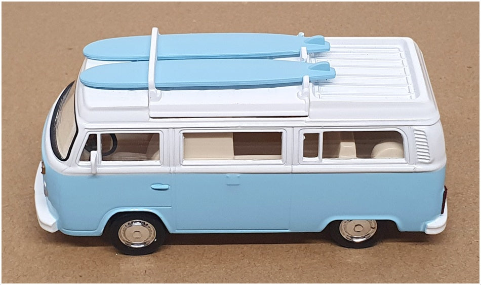 Norev 1/43 Scale Diecast 841100 - Volkswagen T2 Combi - Lt Blue/White
