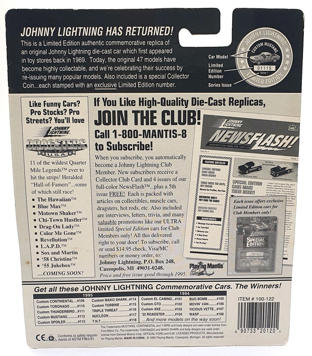 Johnny Lightning 1/64 Scale 100-122 - The Challengers Triple Threat - Purple