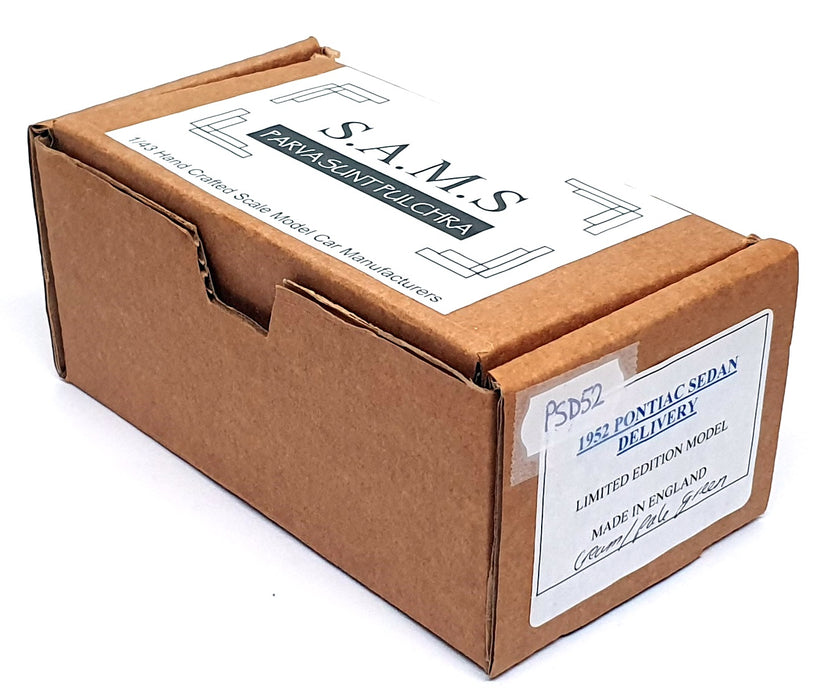 SAMS Models 1/43 Scale PSD52 - 1952 Pontiac Sedan Delivery - Cream/Pale Green