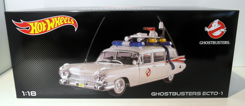 Hot Wheels 1/18 Scale Diecast - BCJ75 Ghostbusters Ecto 1