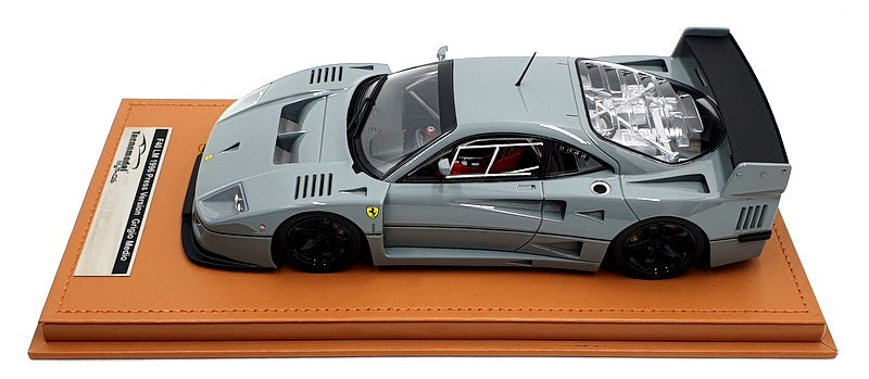 Tecnomodel 1/18 Scale TM18-286M - 1996 Ferrari F40 24h LM Grey w/ Black Wheels