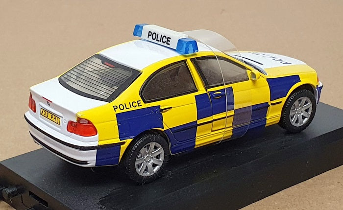 Cararama 1/43 Scale CARA19 - BMW 3 Series Sedan Police Car - Yellow/Blue