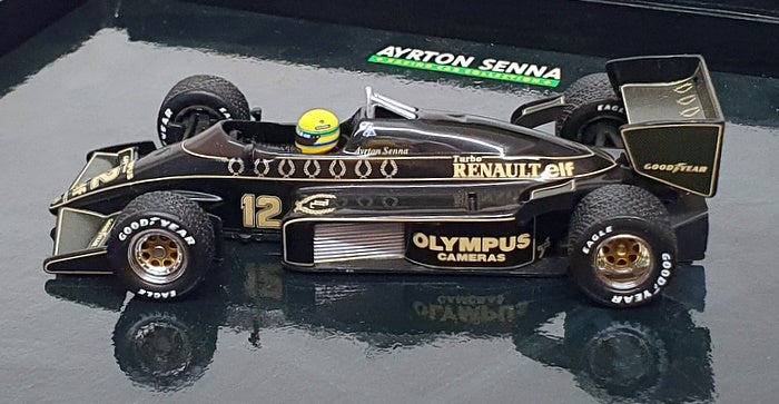 Minichamps 1/43 Scale 540 854392 F1 Lotus Renault #12 1st Portugal GP 1985 Senna