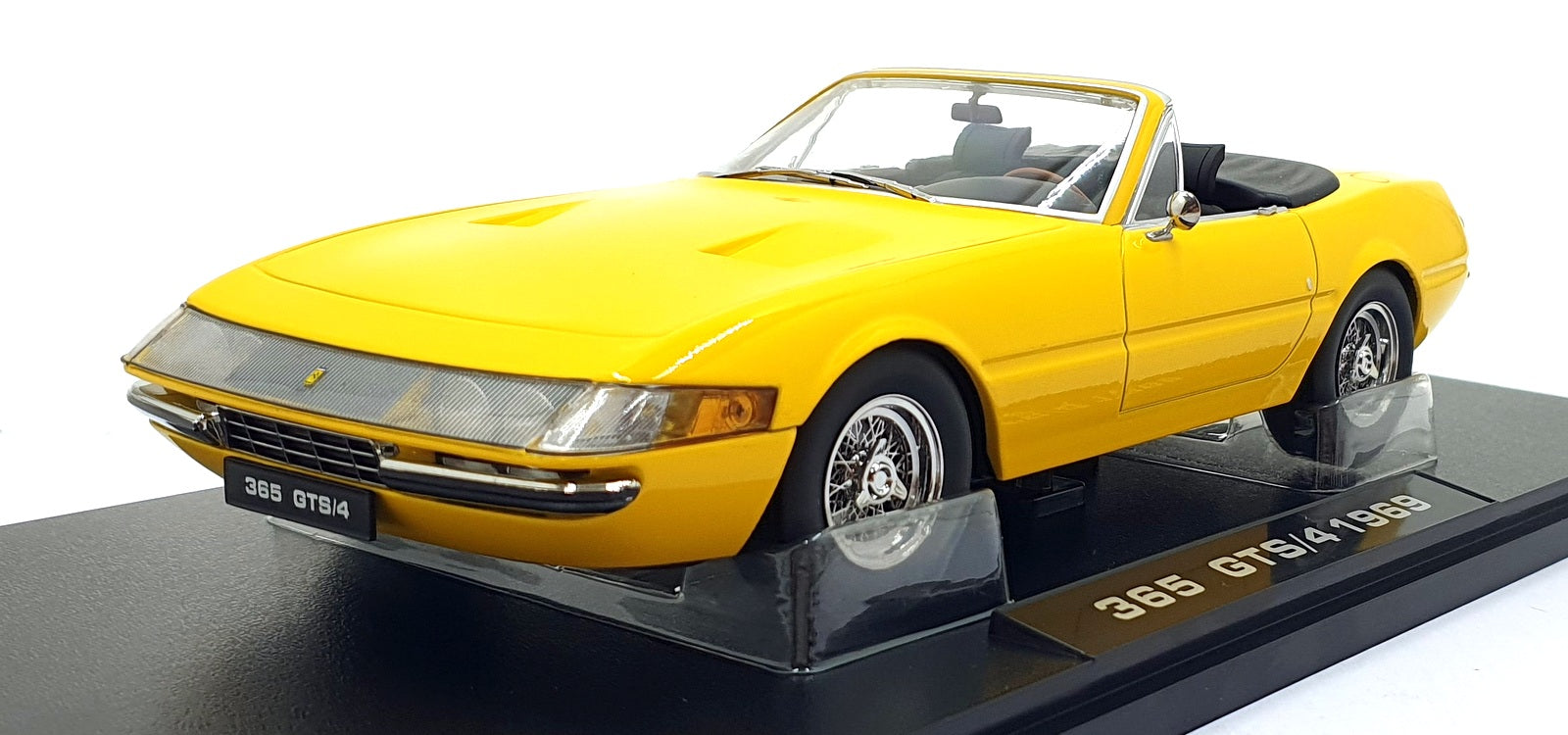 KK Scale 1/18 Scale Diecast KKDC180615 - 1969 Ferrari 365 GTS/4 - Yellow
