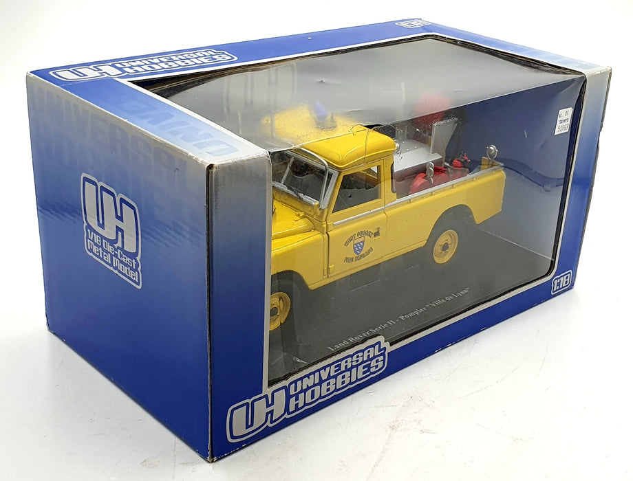 Universal Hobbies 1/18 Scale Diecast 0860 Land Rover Series 2 West Sussex Fire