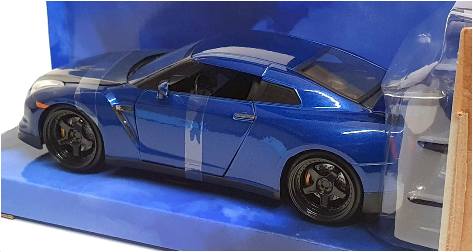 Jada 1/24 Scale 97036 - Fast & Furious 7 Brian's Nissan GT-R (R35) Met Blue