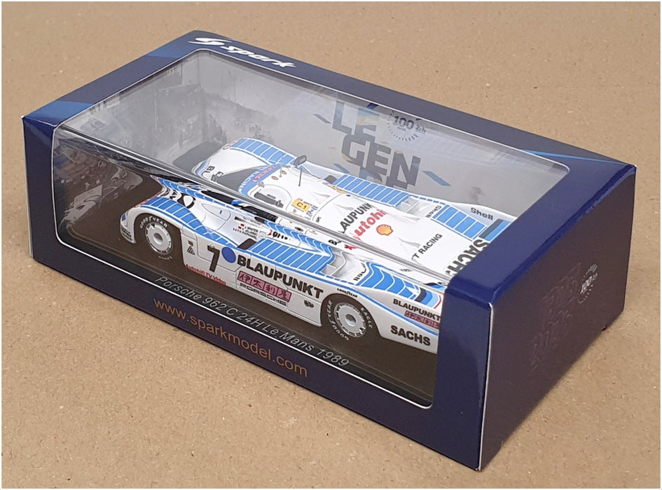 Spark Model 1/43 Scale S9877 - Porsche 962 C #7 24h Le Mans 1989